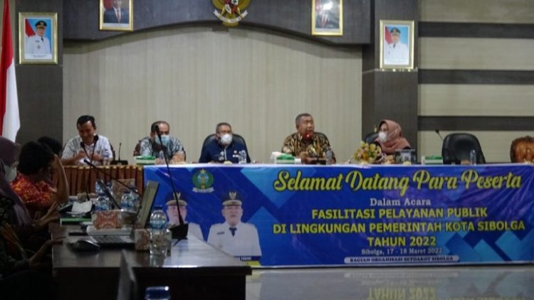 Masuk zona Merah Dalam Pelayanan Publik, Pemko Sibolga Fasilitasi Pelayanan Publik 