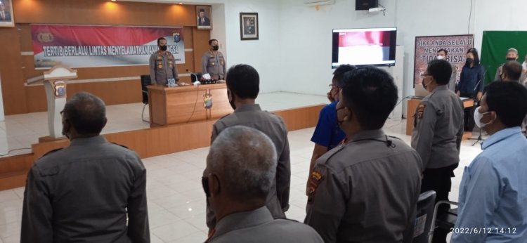 Polres Sibolga Gelar  Lat Pra Ops Patuh Toba 2022 : Mengajak Masyarakat Tertib dan Disiplin Berlalu lintas