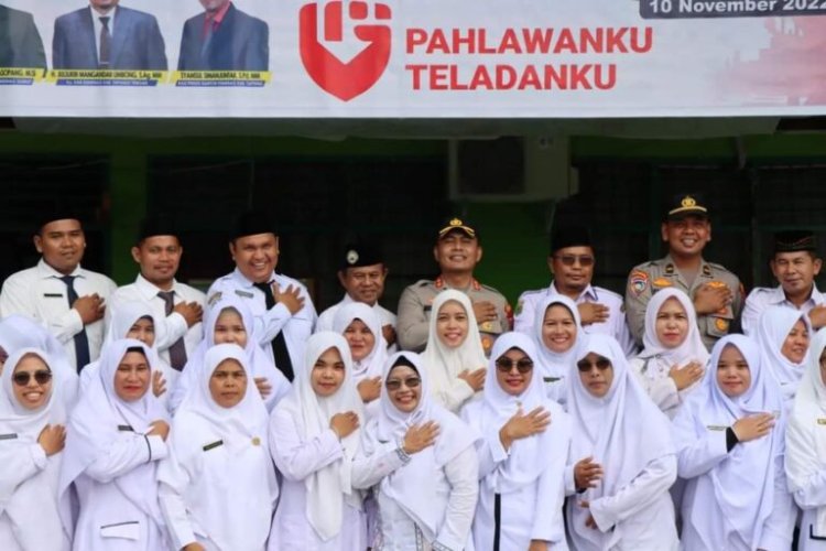 Kapolres Tapteng Irup di MAN 3 Tapteng, Ajak Siswa Gunakan Medsos Dengan Baik