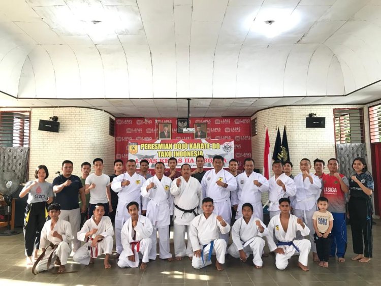 Kalapas Sibolga, Resmikan Dojo Karate-do Tako Lapas Sibolga : Untuk Tingkatkan Kapasitas Diri