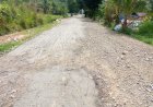 2022 Berlalu, Proyek Jalan Bina Marga Sumut di jl Sudirman Parombunan dan Aek Horsik "Terbengkalai" 