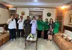 Danrem 023/Kawal Samudra kolonel inf Lukman terima Audensi Violetha Sianturi