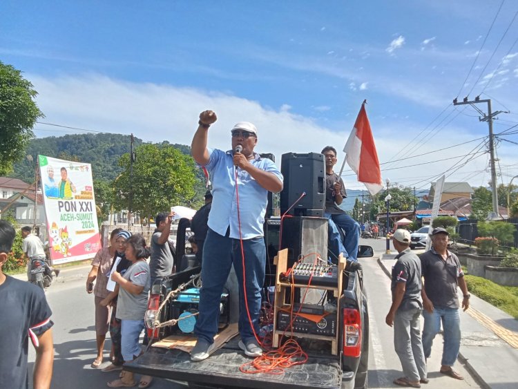 Pelita Prabu Datangi Kantor Bupati, Minta Mendagri Lanjutkan Kepemimpinan Sugeng di Tapteng