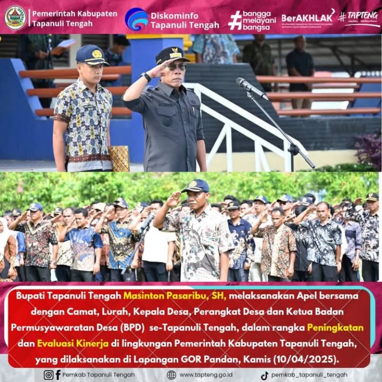 Bupati Tapteng Tegaskan Tidak Ada Toleransi Terhadap Penyimpangan Dana Desa