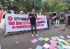 Koalisi Mahasiswa & Forum Honorer Indonesia Kota Sibolga Gelar Unjuk rasa Tuntut Dasar Dan Aturan Pemberhentian Honorer