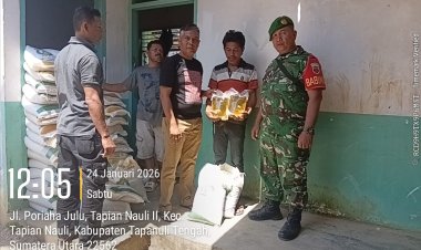 Lurah Tapian Nauli II, Serahkan Bantuan Kepada Wàrganya.